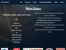 Tablet Screenshot of motoxotica.com
